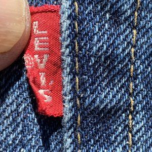 Levis Vintage Clothing 505 Big E Selvedge Denim